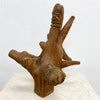 Carranca Tiki Totem Tribal Figures Wood Rootstock Carving 20th Century