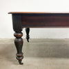 Colonial Turned Leg Cedar Dining Table