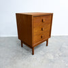 Compact Chest Of Parker Mid Century Teak Drawers Bedside