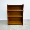 Compact Vintage Oak Shelves With Waterfall Front