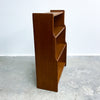 Compact Vintage Oak Shelves With Waterfall Front