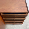 Compact Mid Century Parker Nordic Cats Eye Teak Sideboard
