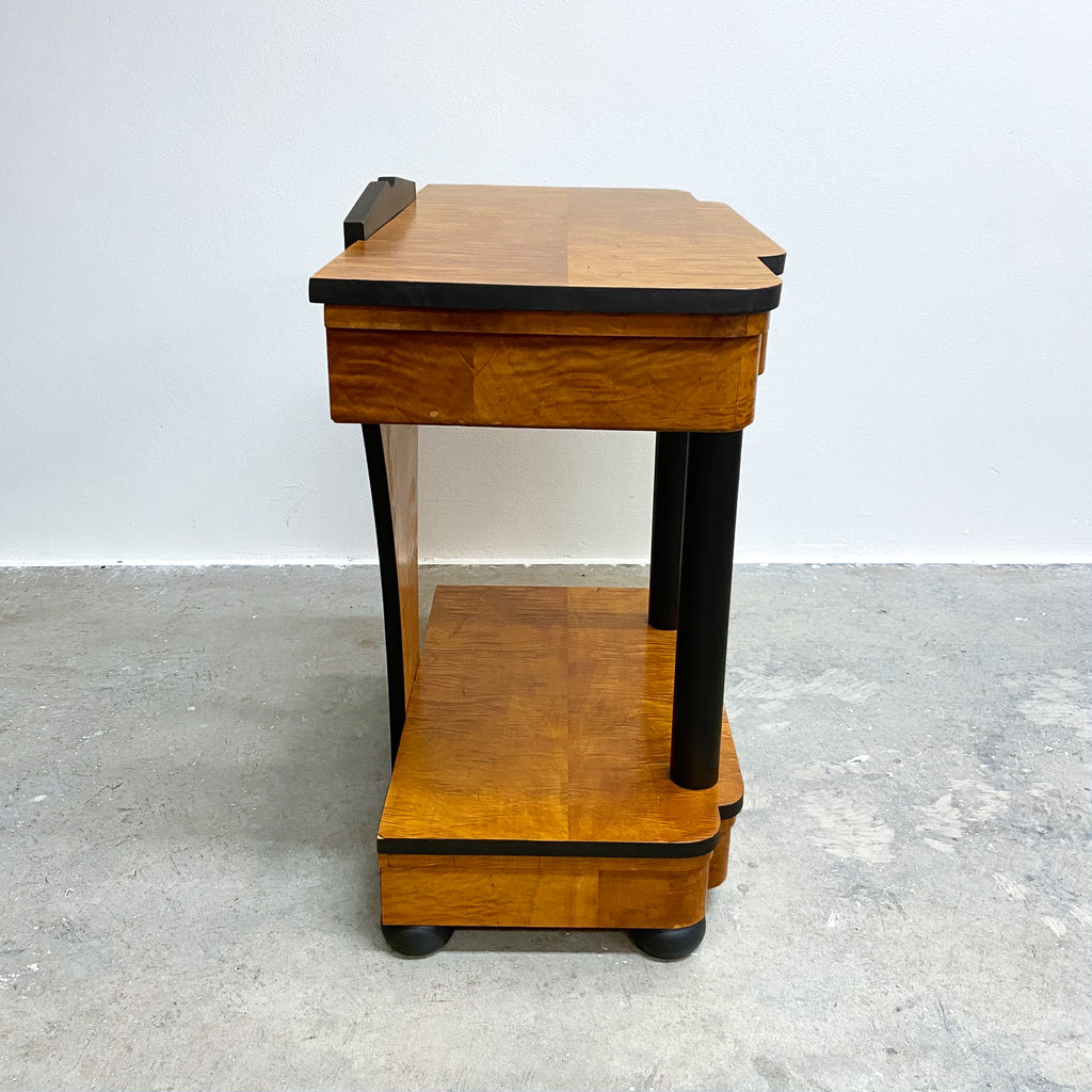 Custom Made Art Deco Style Console From Reclaimed Timber