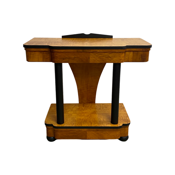 Custom Made Art Deco Style Console From Reclaimed Timber