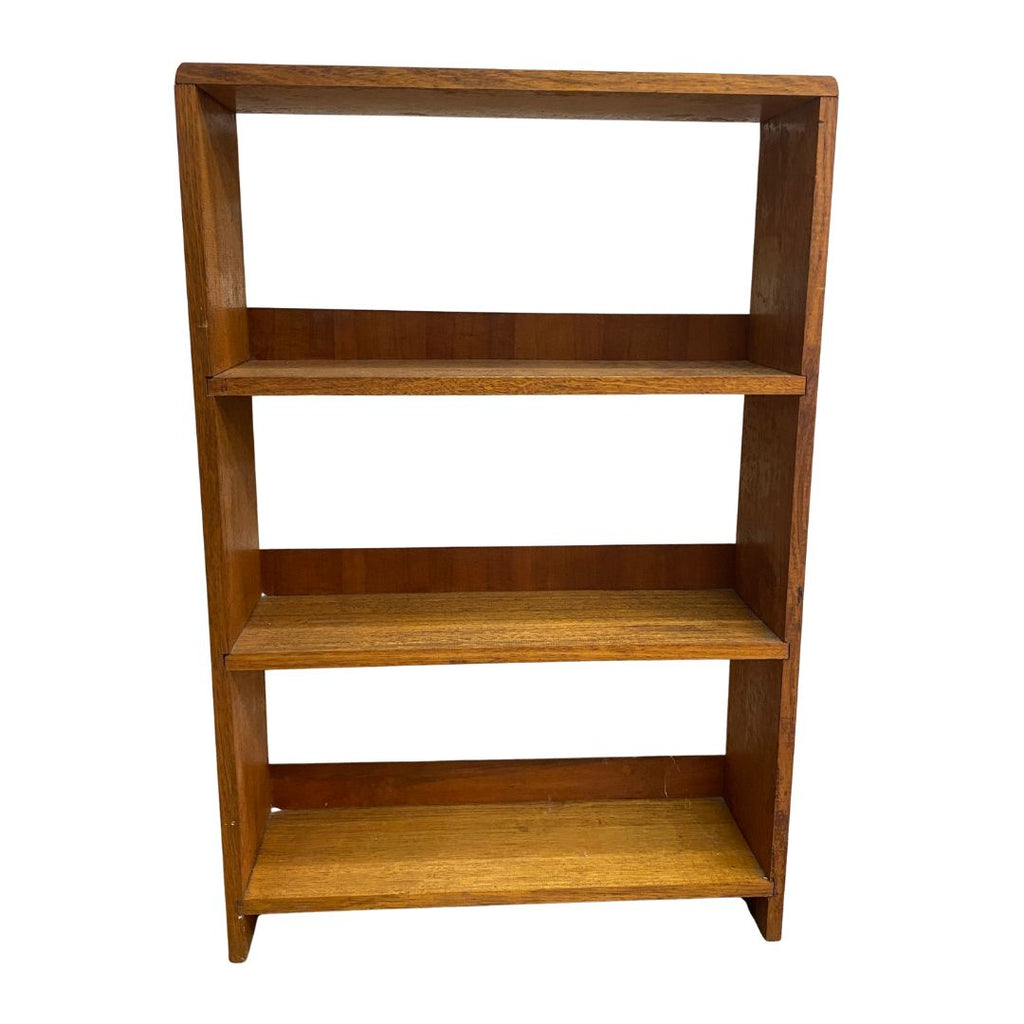 Custom Made Mid Century Queensland Maple Compact Book Shelves