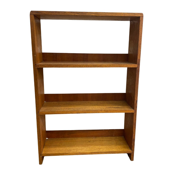 Custom Made Mid Century Queensland Maple Compact Book Shelves