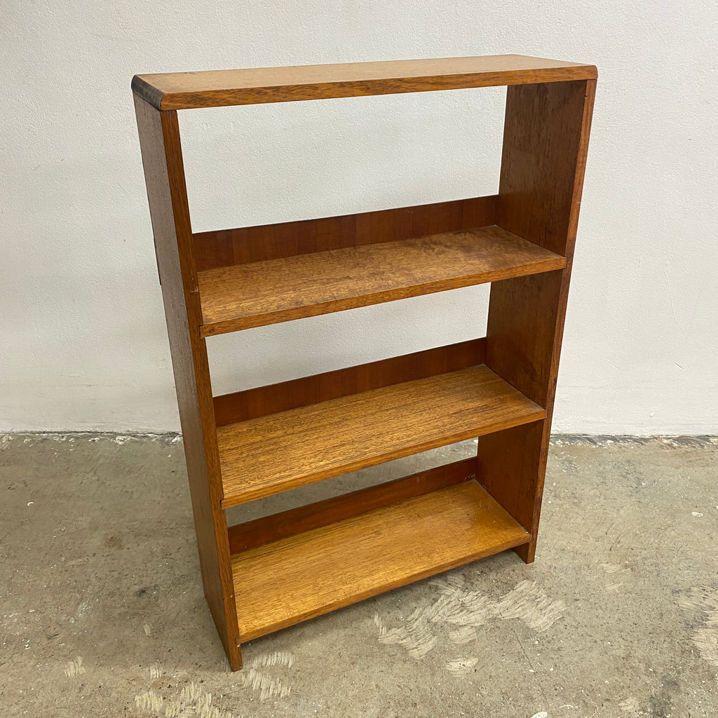 Custom Made Mid Century Queensland Maple Compact Book Shelves