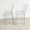 Set Of 2 Kartell Ghost Bar Stools By Philippe Starck