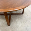 Restored Danish Mid Century Round Coffee Table