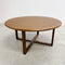 Restored Danish Mid Century Round Coffee Table