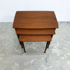 Danish Mid Century Teak Nest Of Side Tables