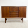 Danish Mid Century Teak Sideboard With Cocktail Cabinet