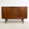 Danish Mid Century Teak Sideboard With Cocktail Cabinet