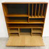 Danish Oak Bookcase On Cigar Legs