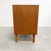 Danish Oak Compact Record Cabinet Storage