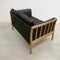 Danish Two Seater Leather Sofa