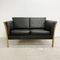 Danish Two Seater Leather Sofa