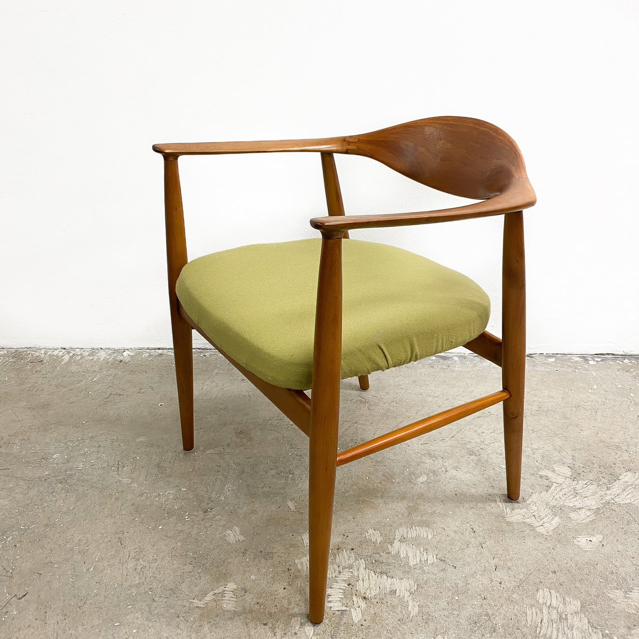 Danish wooden online armchair