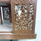 Early 20th Century Anglo Burmese Profusely Carved Teak Revolving Bookcase