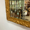 Early 20th Century Gilt Frame Mirror With Bevel Edge Glass
