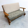 Early Mid Century Australian 2 Seater 'Flatpack' Couch - Newly Reupholstered