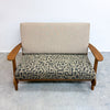 Early Mid Century Australian 2 Seater 'Flatpack' Couch - Newly Reupholstered