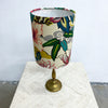 Early 20th Century Brass Table Lamp with Custom Shade