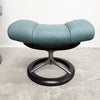 Ecornes Norwegian Stressless Leather Armchair Recliner With Footstool