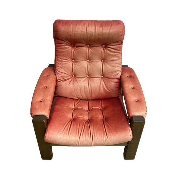 Ecornes Vintage Stressless 'Amigo Leather Recliner Armchair