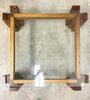 1970s Brutalist Glass Top Coffee Table