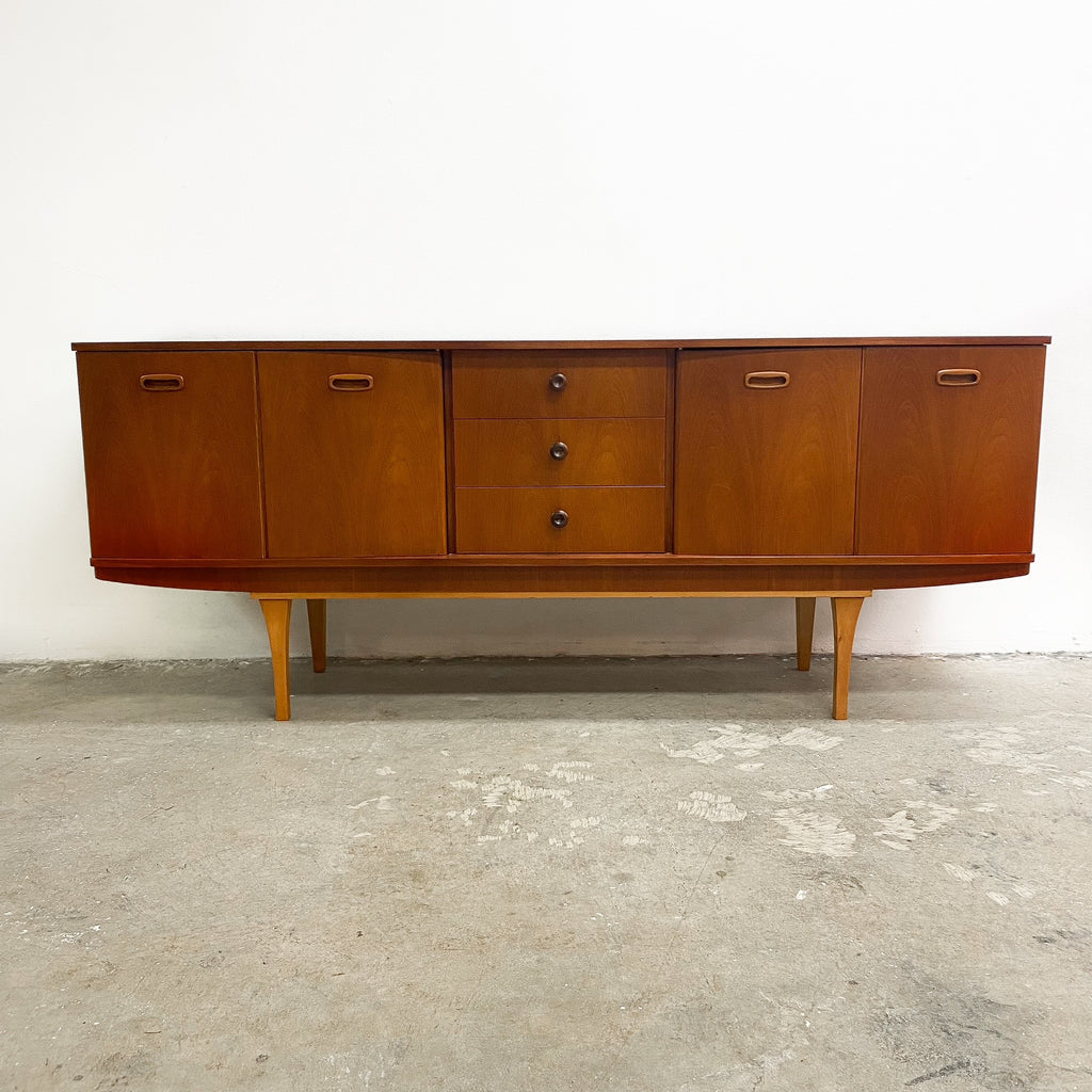 Restored Mid Century Modern Teak Sideboard by Stonehill– The