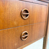 Mid Century Parker Nordic 2 Drawer Teak Desk