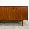 Mid Century Modern Parker Nordic Long 4 Door Teak Sideboard - Restored