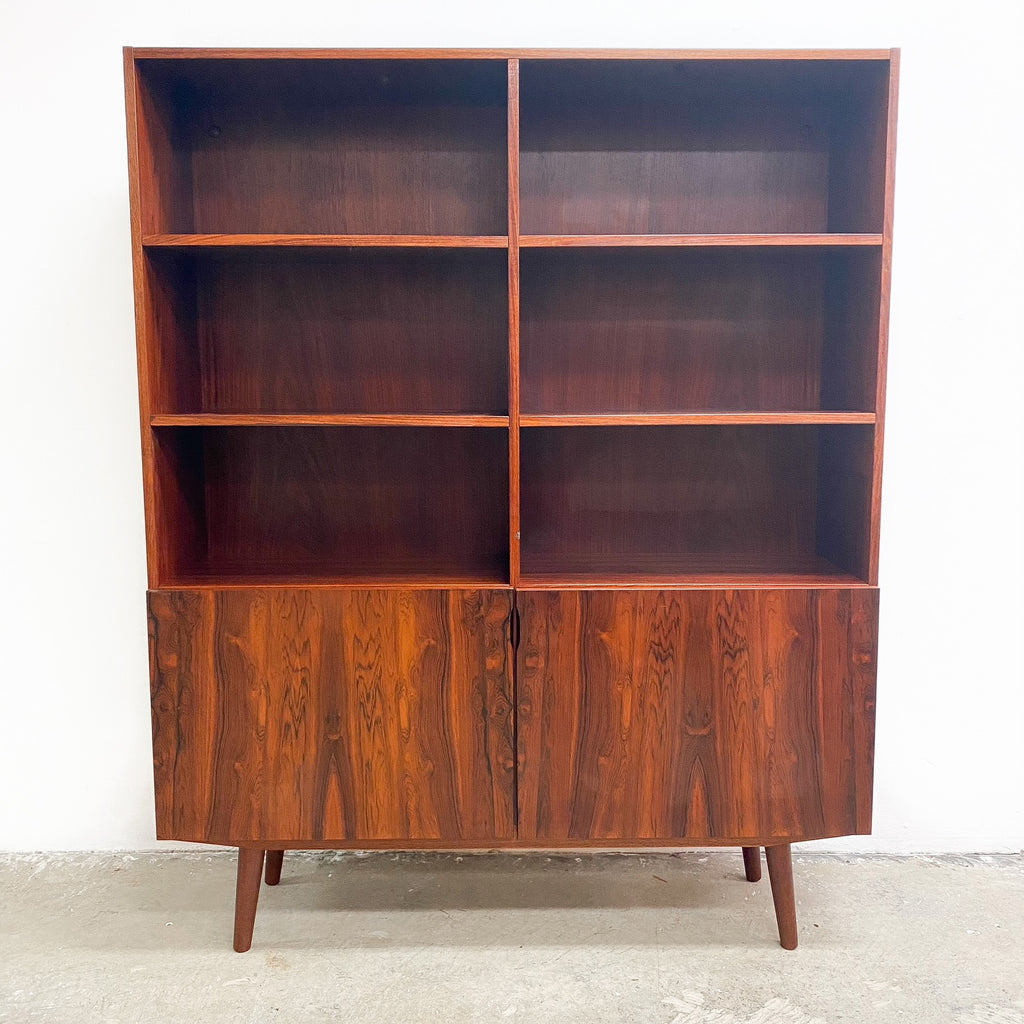 Brazilian Rosewood Mid Century Modern Danish made Book Shelves
