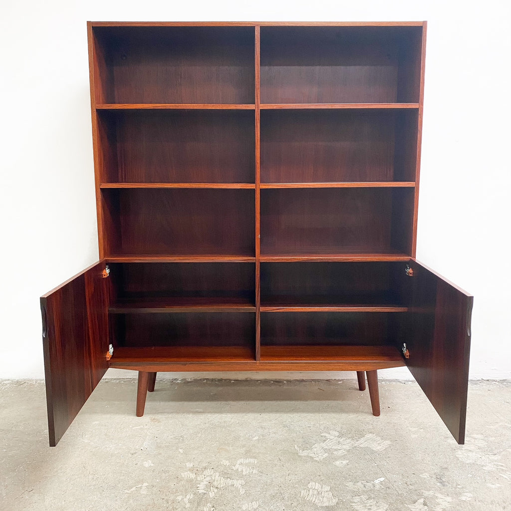 Brazilian Rosewood Mid Century Modern Danish made Book Shelves