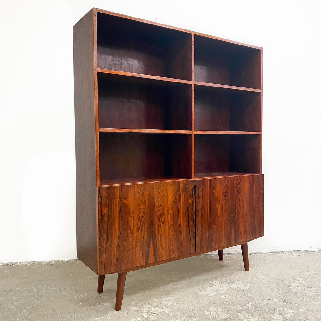 Brazilian Rosewood Mid Century Modern Danish made Book Shelves