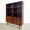 Brazilian Rosewood Mid Century Modern Danish made Book Shelves