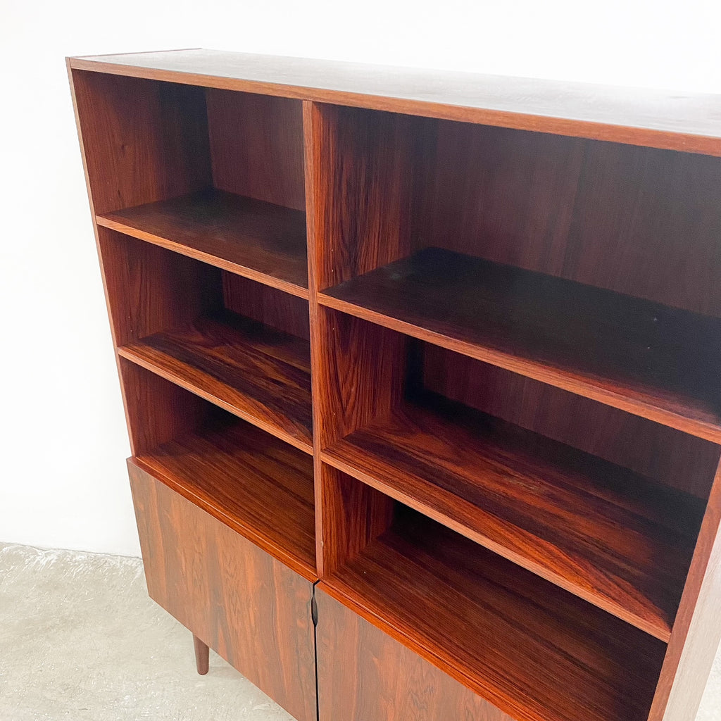 Brazilian Rosewood Mid Century Modern Danish made Book Shelves