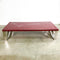 Striking Red Glass Tile Top Coffee Table