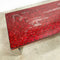 Striking Red Glass Tile Top Coffee Table