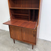 Mid Century Danish Brazilian Rosewood Shelves With Cabinet