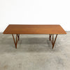Danish Mid Century Teak Coffee Table By E W Bach 1960s