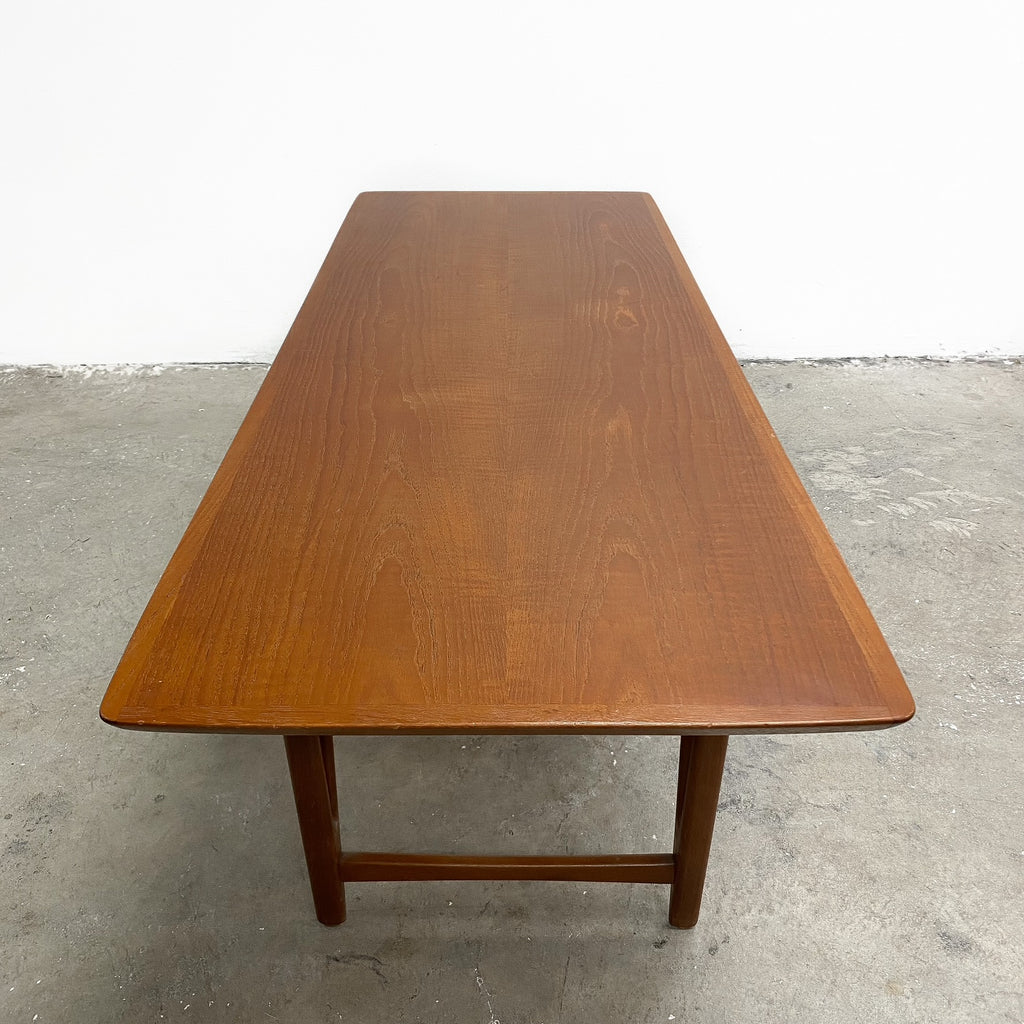 Danish Mid Century Teak Coffee Table By E W Bach 1960s