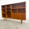 Mid Century Modern Danish Teak Open Bookcase