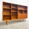 Mid Century Modern Danish Teak Open Bookcase