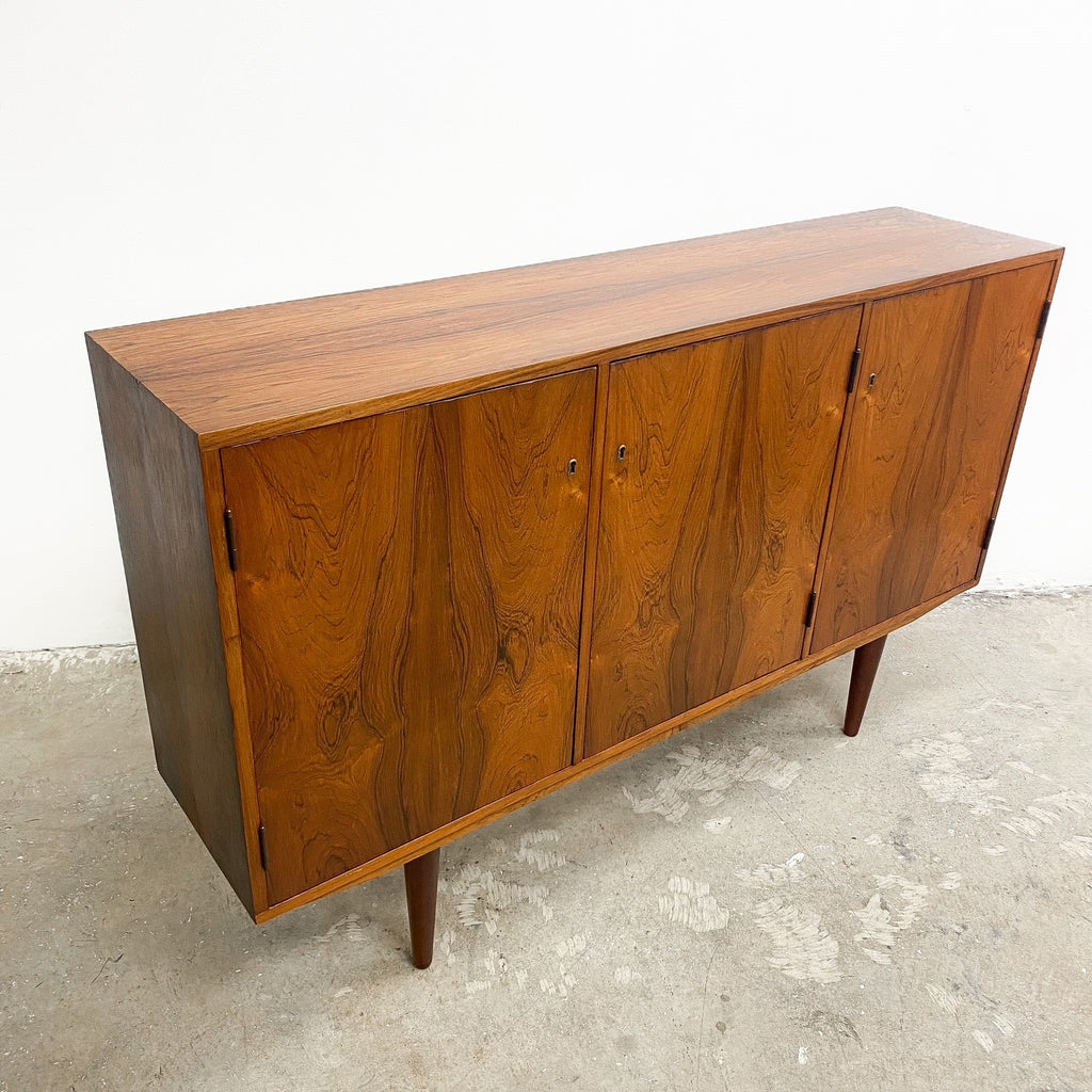 Restored Mid Century Modern Danish Brazilian Rosewood Sideboard