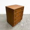 Mid Century Teak Parker Bedside Chest Of Drawers