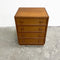 Mid Century Teak Parker Bedside Chest Of Drawers