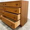 Mid Century Teak Parker Chest Of Drawers With 8 Drawers