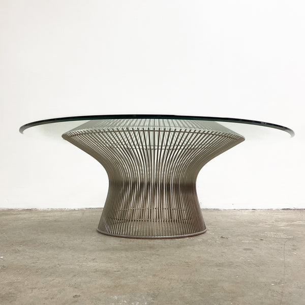 Warren Platner For Knoll Glass Top Coffee Table